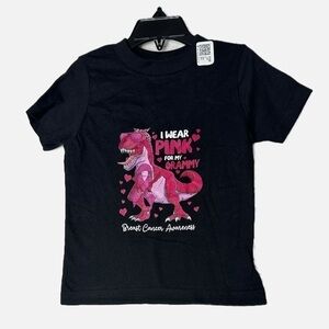 NWOT Port & Company Kids Breast Cancer Awareness T-Shirt